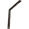 Ekena Millwork Stockport Steel Bracket, Hammered Brown 2"W x 18"D x 18"H BKTM02X18X18STHBR - alternate 1